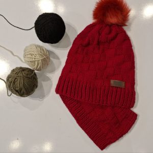 کلاه و شالگردن رینگی دستبافت